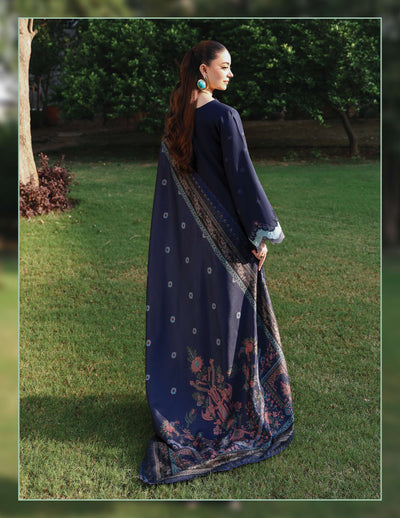 SIMRANS 'Mehr' | Embroidered Dhanak Chikenkari Pakistani Readymade Womenswear | SM926