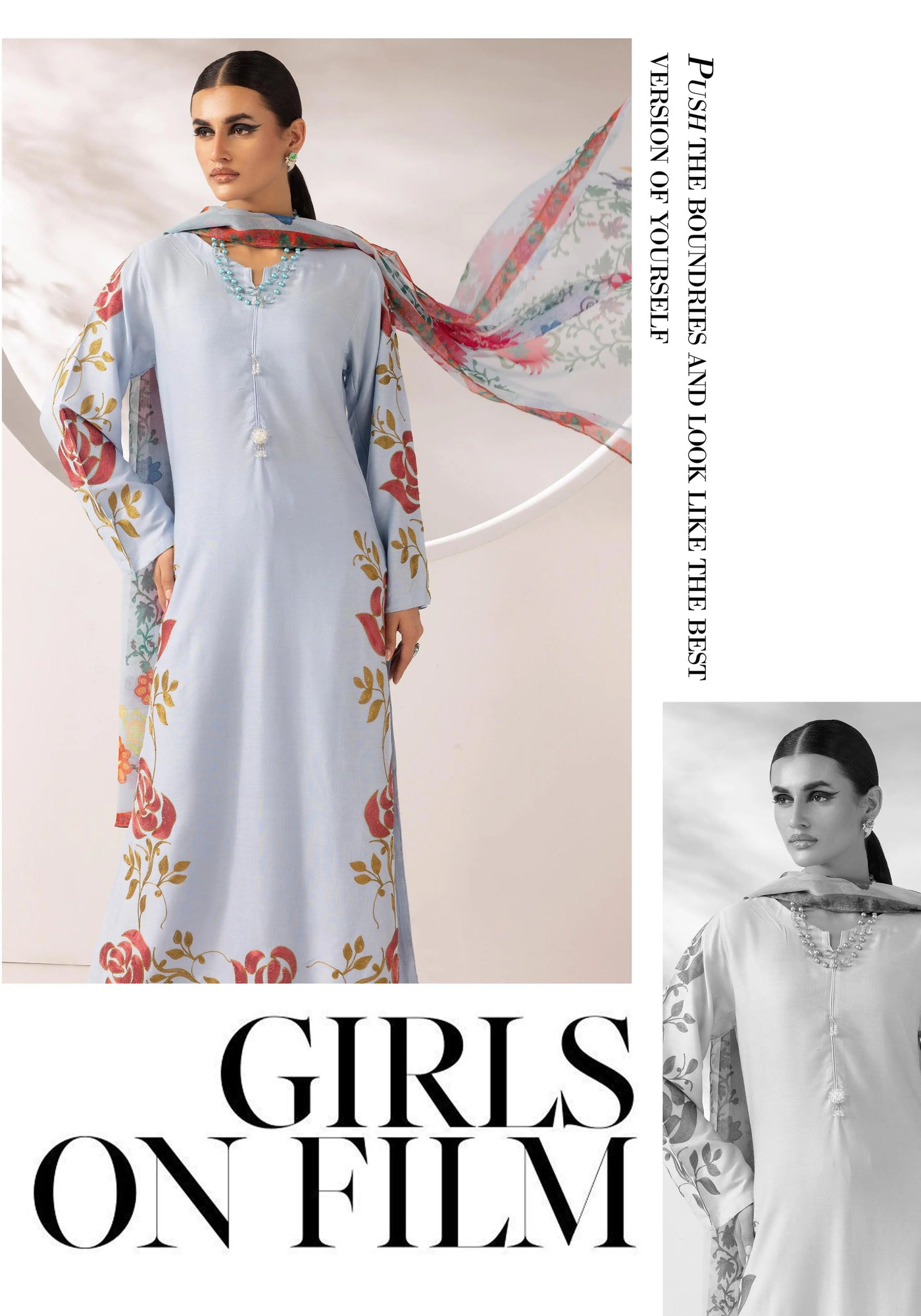 SIMRANS 'Zainah' | Embroidered Linen 3pc Pakistani Readymade Womenswear | SM932 (3 Colours)