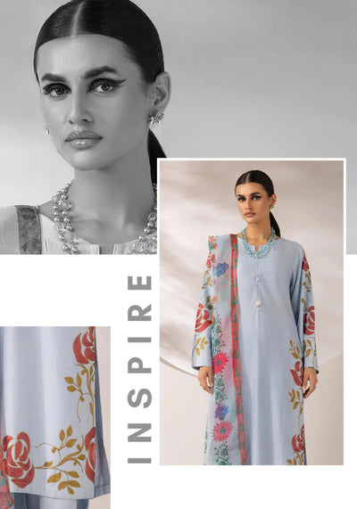 SIMRANS 'Zainah' | Embroidered Linen 3pc Pakistani Readymade Womenswear | SM932 (3 Colours)