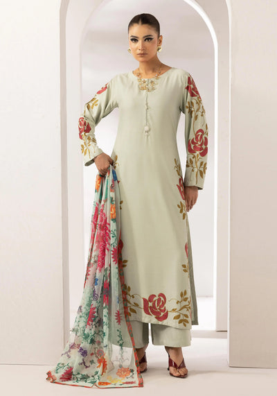 SIMRANS 'Zainah' | Embroidered Linen 3pc Pakistani Readymade Womenswear | SM932 (3 Colours)