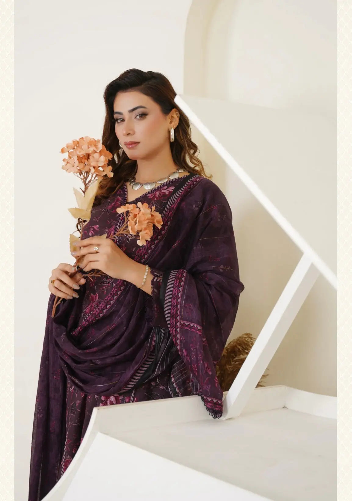 Sitarah Styles 'Vol 12' | Embroidered Lawn 3pc Pakistani Readymade | IN371 SITARAH