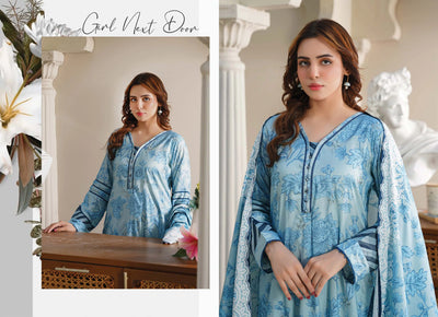Sitarah Styles 'Vol 13' | Embroidered Linen 3pc Pakistani Readymade Womenswear | IN376 SITARAH