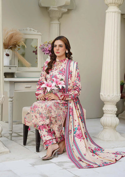 Sitarah Styles 'Vol 13' | Embroidered Linen 3pc Pakistani Readymade Womenswear | IN377 SITARAH