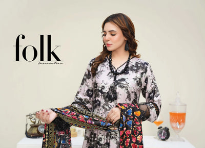 Sitarah Styles 'Vol 13' | Embroidered Linen 3pc Pakistani Readymade Womenswear | IN378 SITARAH