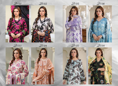 Sitarah Styles 'Vol 13' | Embroidered Linen 3pc Pakistani Readymade Womenswear | IN380 SITARAH