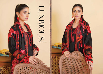 Sitarah Styles 'Vol 14' | Embroidered Linen 3pc Pakistani Readymade Womenswear | IN384 SITARAH