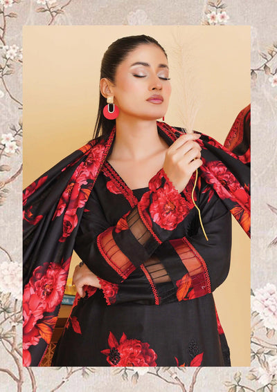 Sitarah Styles 'Vol 14' | Embroidered Linen 3pc Pakistani Readymade Womenswear | IN384 SITARAH