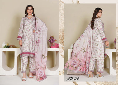 Sitarah Styles 'Vol 15' | Embroidered Linen 3pc Pakistani Readymade Womenswear | IN386 SITARAH