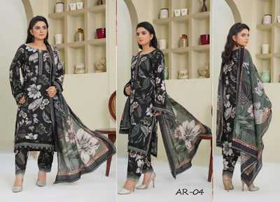 Sitarah Styles 'Vol 15' | Embroidered Linen 3pc Pakistani Readymade Womenswear | IN387 SITARAH