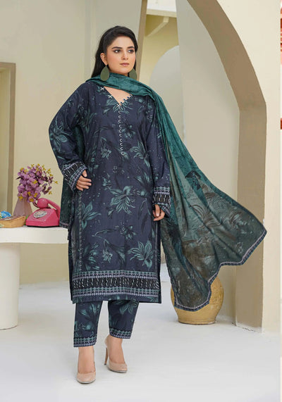 Sitarah Styles 'Vol 16' | Embroidered Linen 3pc Pakistani Readymade Womenswear | IN390