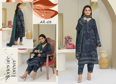 Sitarah Styles 'Vol 16' | Embroidered Linen 3pc Pakistani Readymade Womenswear | IN390 SITARAH