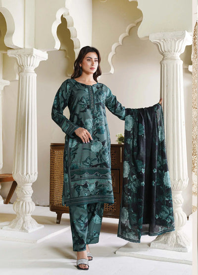Sitarah Styles 'Vol 16' | Embroidered Linen 3pc Pakistani Readymade Womenswear | IN393 SITARAH