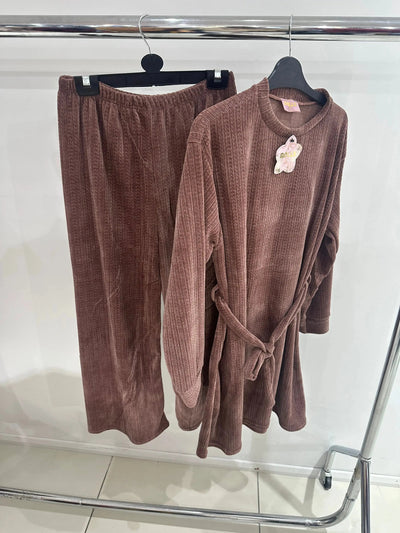 The Knit Studio | Ladies Co Ord Ribbed 2 Piece Top & Bottoms Womenswear | TKS003 (6 Colours)