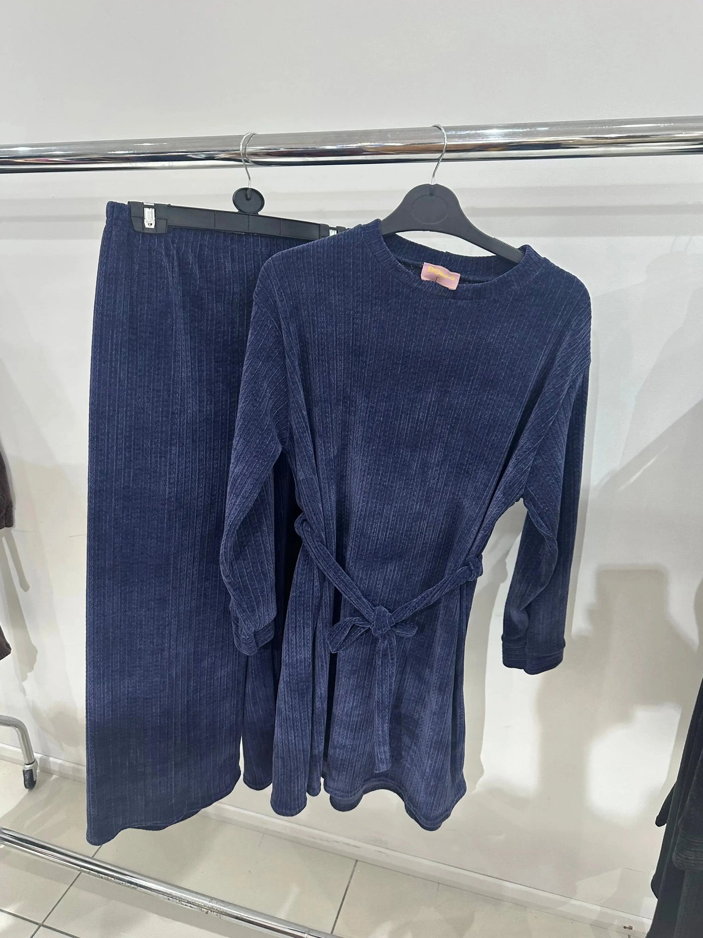 The Knit Studio | Ladies Co Ord Ribbed 2 Piece Top & Bottoms Womenswear | TKS003 (6 Colours)