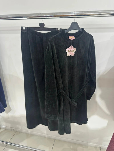 The Knit Studio | Ladies Co Ord Ribbed 2 Piece Top & Bottoms Womenswear | TKS003 (6 Colours)