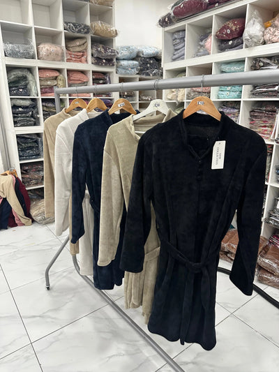 The Knit Studio | Ladies Co Ord Ribbed 2 Piece Top & Bottoms Womenswear | TKS010-Button (5 Colours)