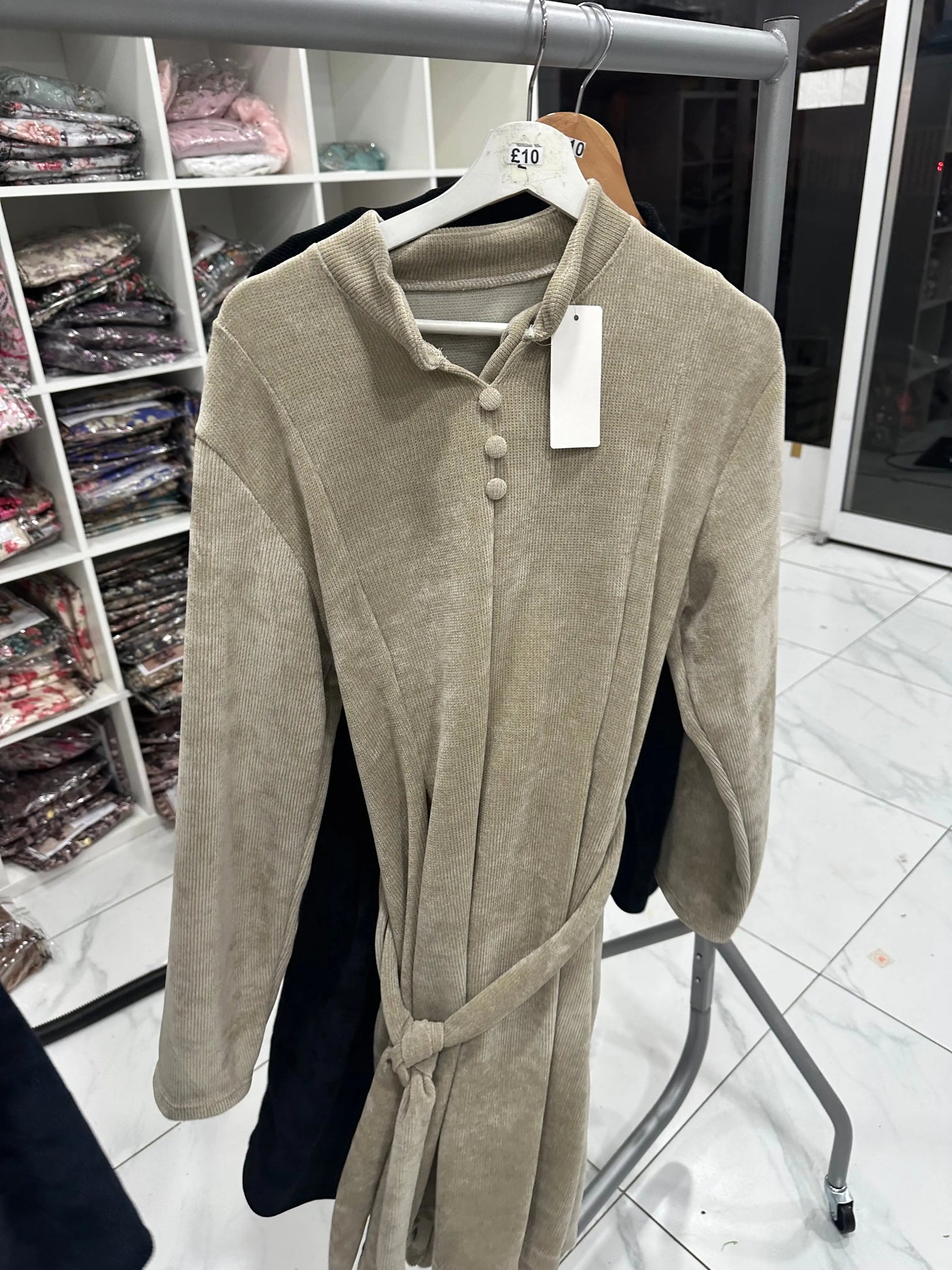 The Knit Studio | Ladies Co Ord Ribbed 2 Piece Top & Bottoms Womenswear | TKS010-Button (5 Colours)