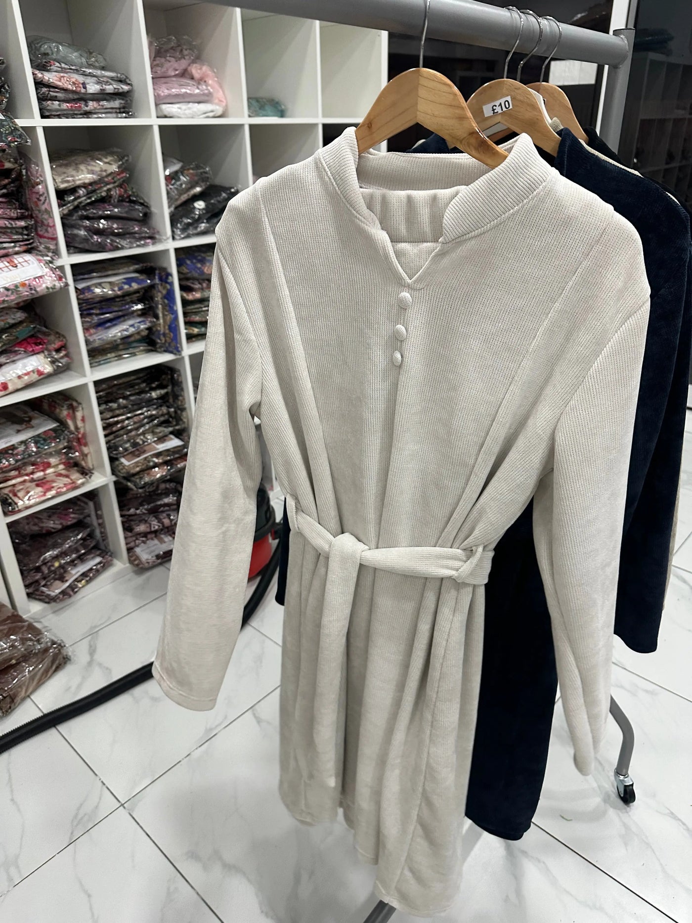 The Knit Studio | Ladies Co Ord Ribbed 2 Piece Top & Bottoms Womenswear | TKS010-Button (5 Colours)