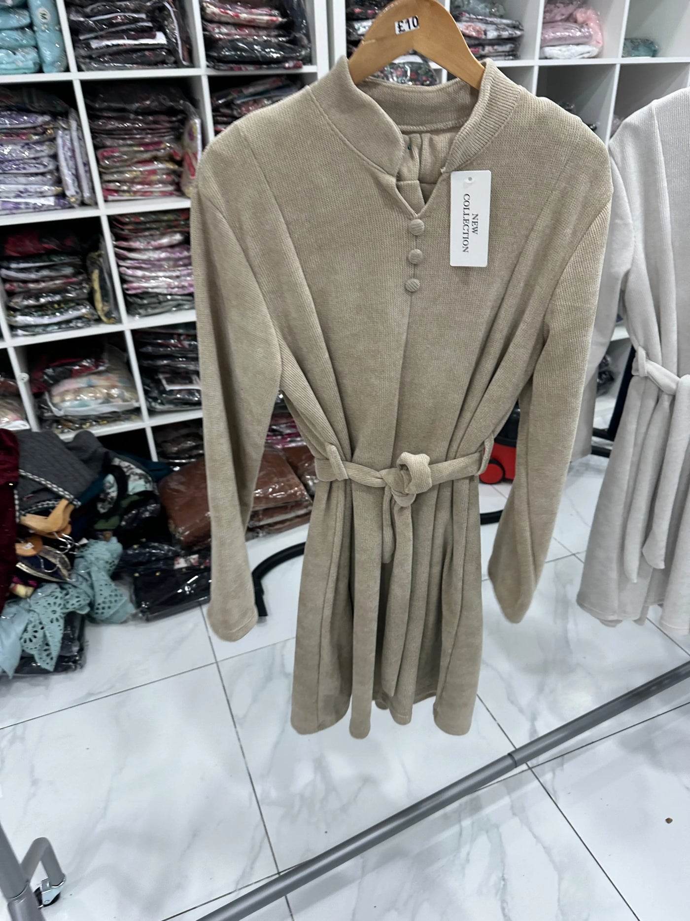 The Knit Studio | Ladies Co Ord Ribbed 2 Piece Top & Bottoms Womenswear | TKS010-Button (5 Colours)