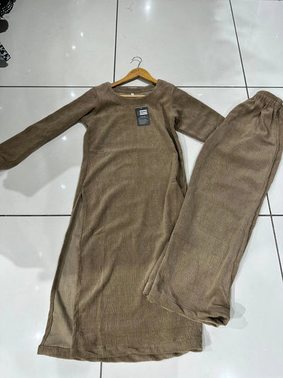 The Knit Studio | Ladies Co Ord Winter 2 Piece Top & Bottoms Womenswear | TKS007-Long (5 Colours)