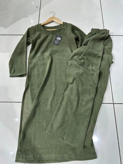 The Knit Studio | Ladies Co Ord Winter 2 Piece Top & Bottoms Womenswear | TKS007-Long (5 Colours)